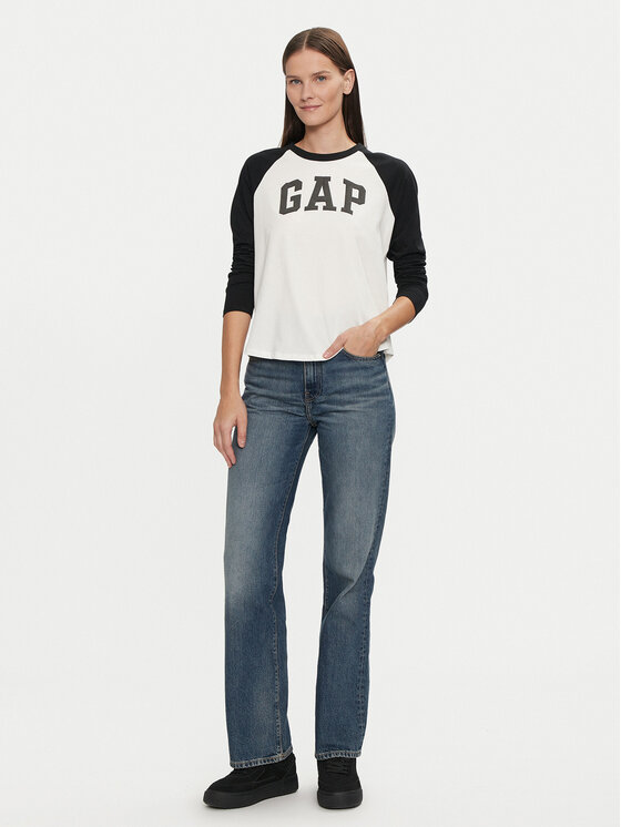 Gap Gap Μπλουζάκι 534389-03 Μαύρο Relaxed Fit