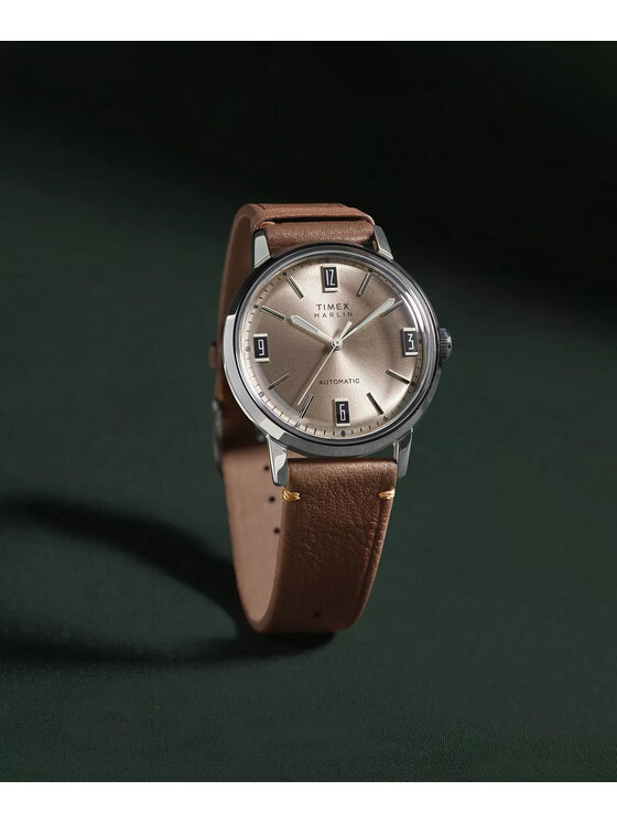 Timex Timex Zegarek TW2W59300 Brązowy