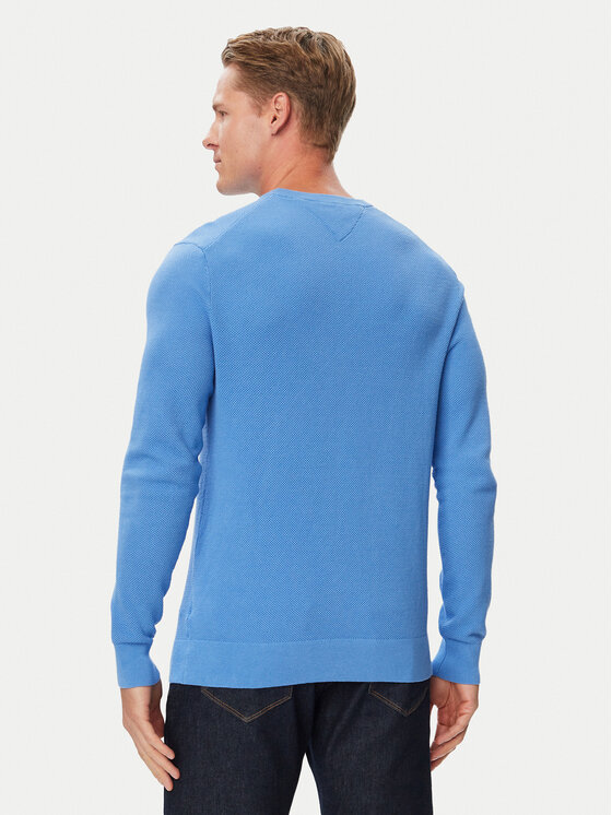 Tommy Hilfiger Tommy Hilfiger Megztinis Essential MW0MW36347 Šviesiai mėlyna Regular Fit
