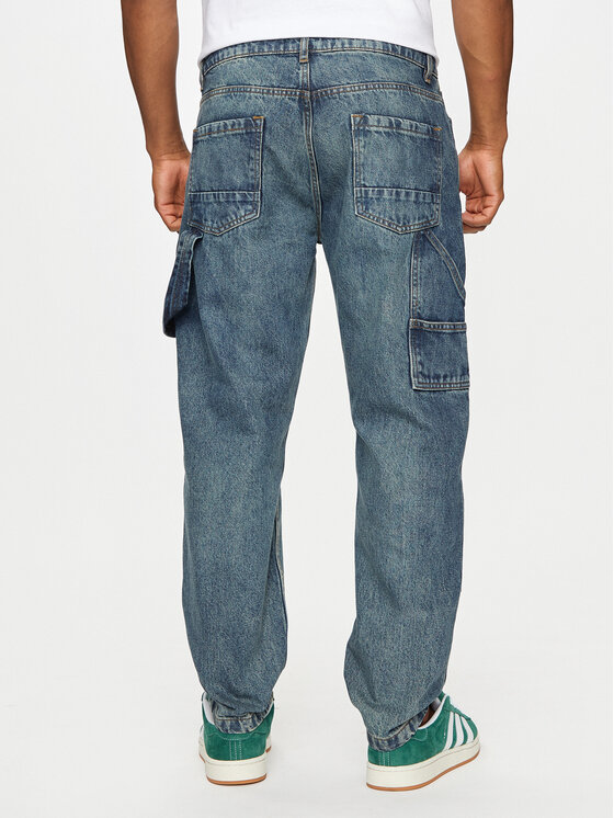 Brave Soul Brave Soul Jeans hlače MJN-COUNTY Modra Straight Fit