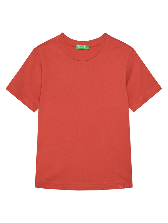 United Colors Of Benetton T-Shirt 3I1XC109W Czerwony Regular Fit