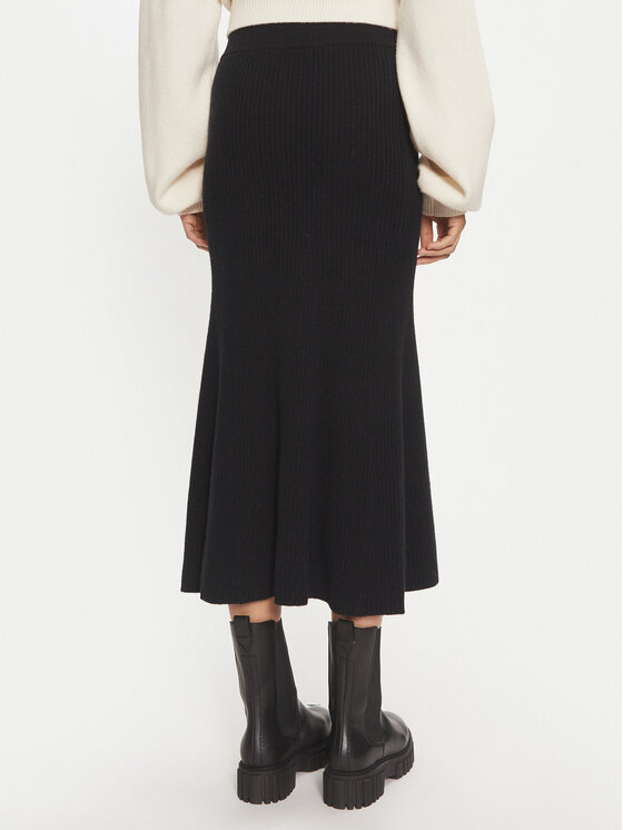 Calvin Klein Calvin Klein Midi szoknya K20K207688 Fekete Regular Fit
