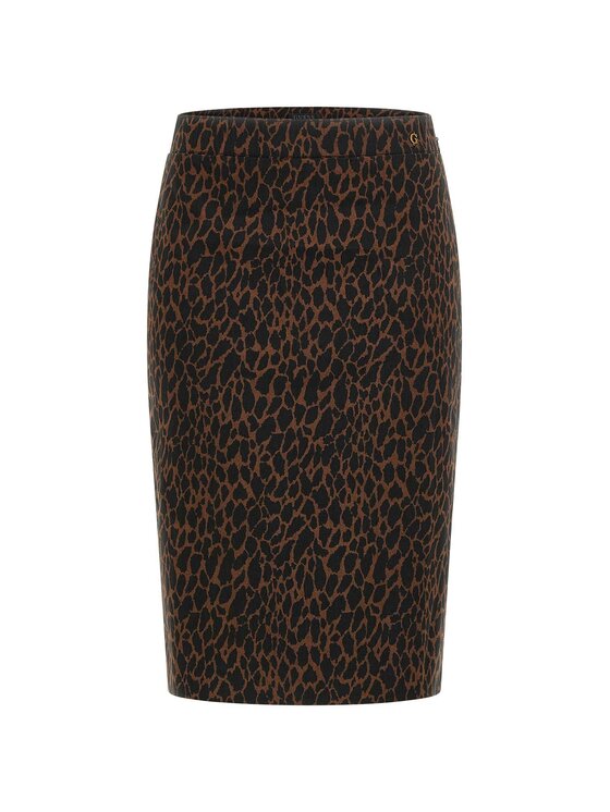 Guess Guess Spódnica 178365 Kolorowy Classic Fit