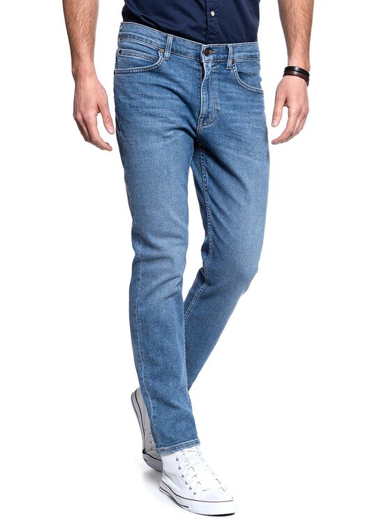 Lee Lee Jeans RIDER CROPPED Blu Slim Fit