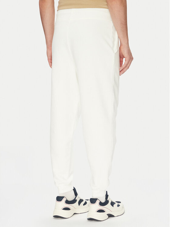 Tommy Jeans Tommy Jeans Pantaloni trening Towel Patch DM0DM21277 Écru Regular Fit