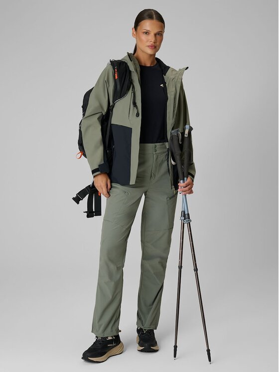 4F 4F Kurtka outdoor 4FRAW26TTJAF1367-43S Zielony Regular Fit