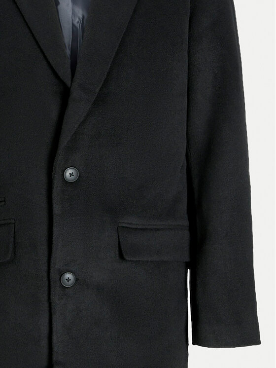Jack & Jones Jack & Jones Kabát pro přechodné období Hays 12258389 Černá Regular Fit