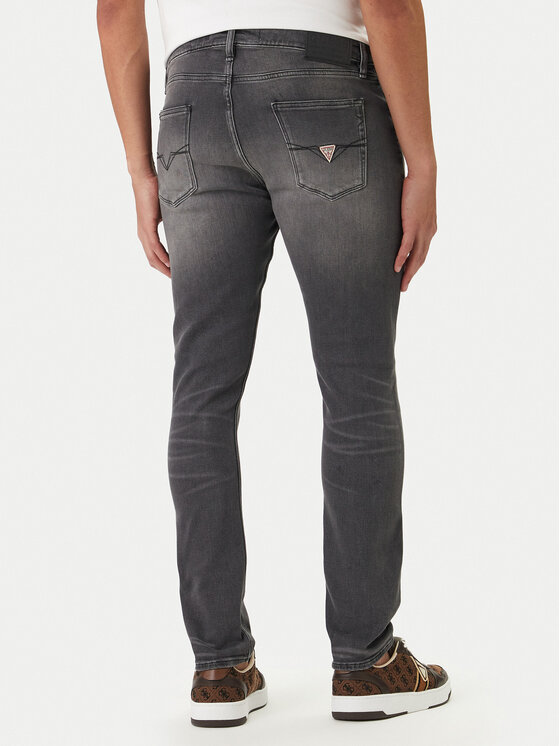 Guess Guess Džínsy Chris M2YA27 D4Q52 Sivá Super Skinny Fit