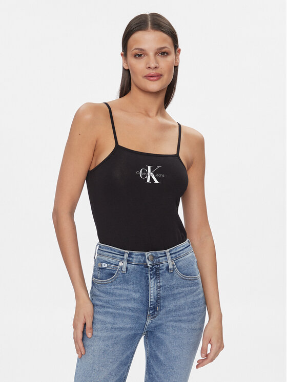 Calvin Klein Jeans Calvin Klein Jeans Body Monologo J20J223421 Černá Slim Fit