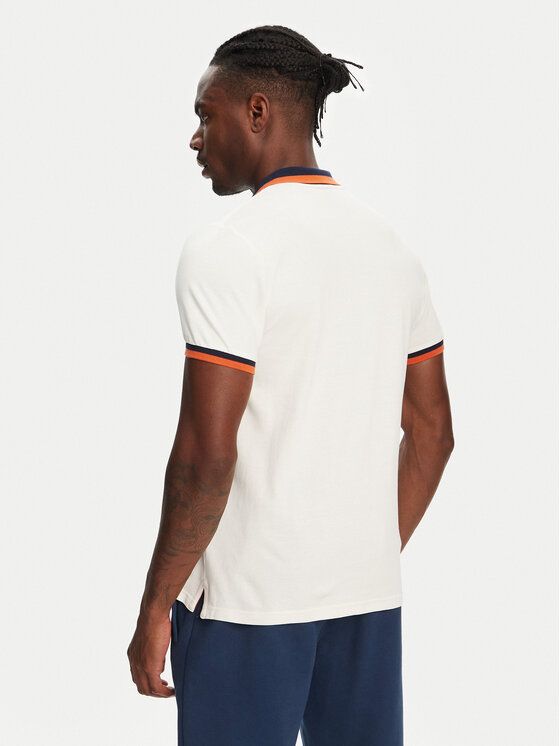 Robe di Kappa Robe di Kappa Polokošeľa Atsushi 611255W Écru Regular Fit