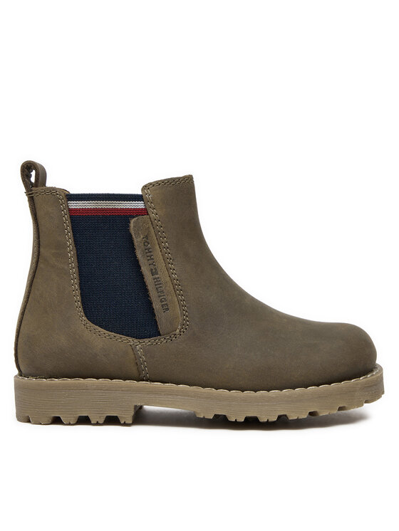 Tommy Hilfiger Gležnjarji T1X5-33700-0124 M Zelena