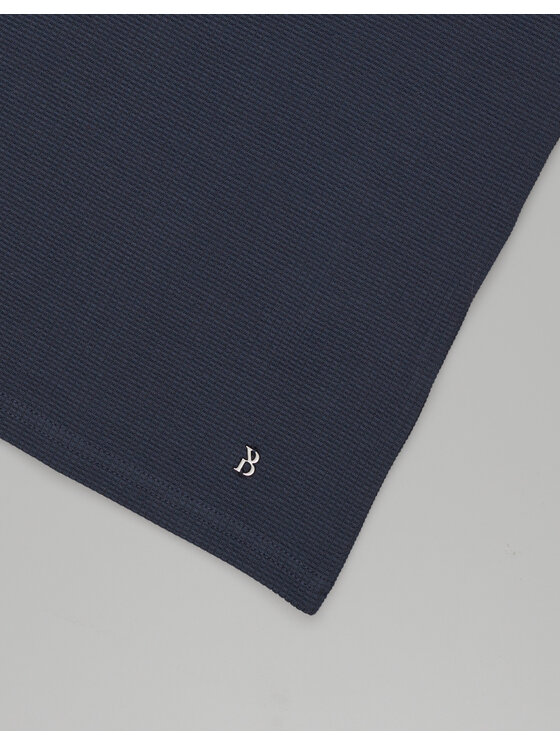 Borgio Borgio T-Shirt valleve Granatowy Classic Fit