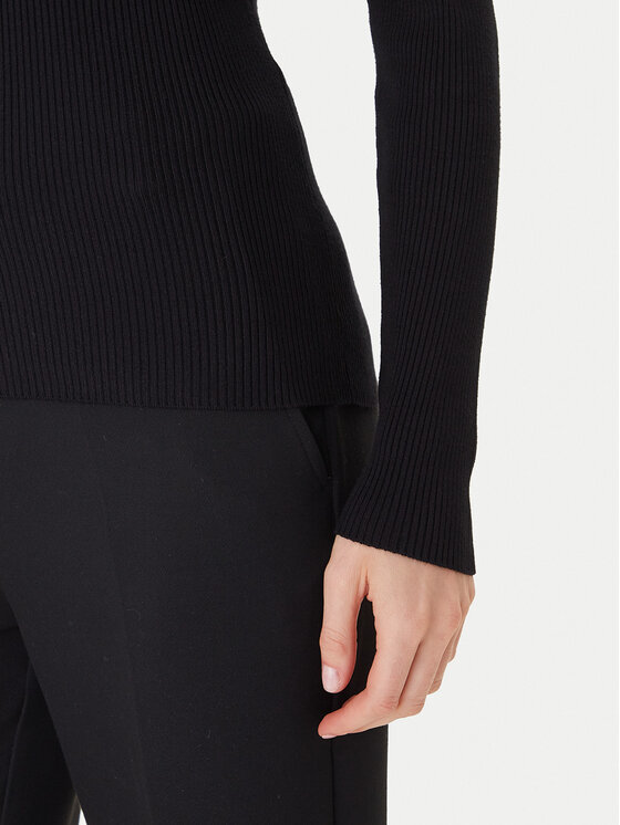 Morgan Morgan Pullover 201-MBANBI.N Schwarz Slim Fit