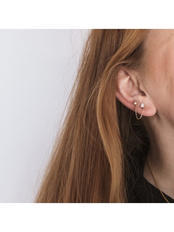 ANIA KRUK ANIA KRUK Piercing SYZKS0910Z Żółte złocenie