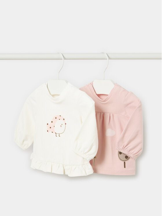 Mayoral Mayoral 2er-Set Blusen 2.002 Rosa Regular Fit