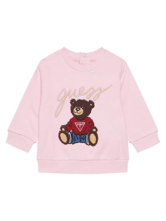 Guess Bluza H5YT00 KAX74 Różowy Regular Fit