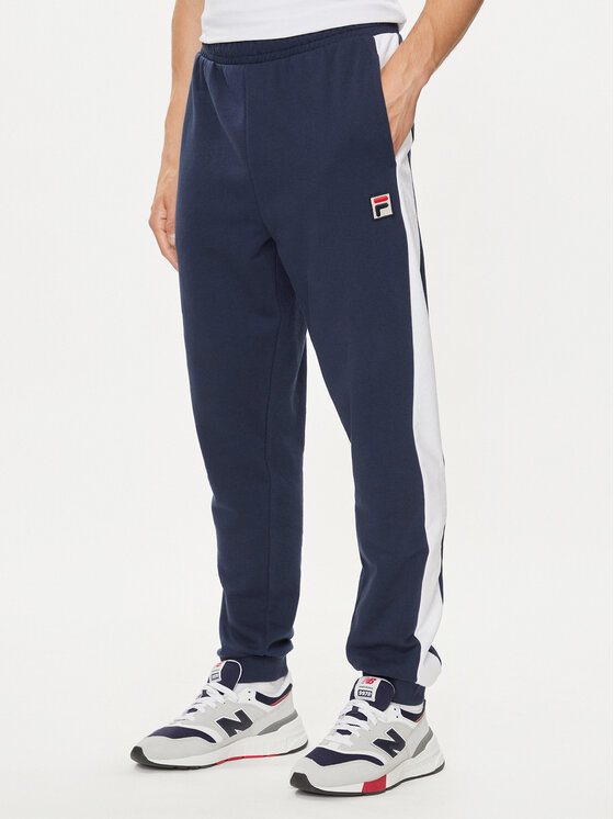 Pantaloni fila uomo blu on sale