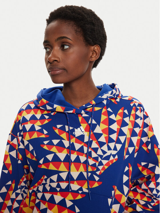 adidas adidas Sweatshirt FARM Rio IQ4490 Blau Loose Fit