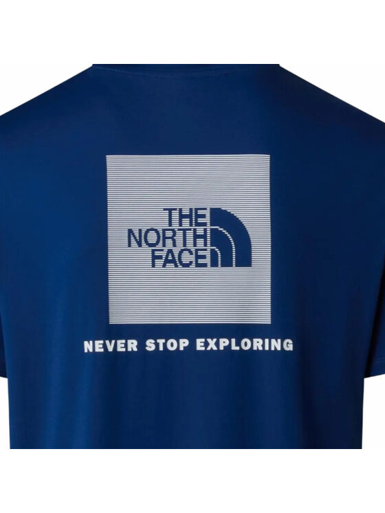 The North Face The North Face T-Shirt NF0A895MD1R1 Granatowy Regular Fit