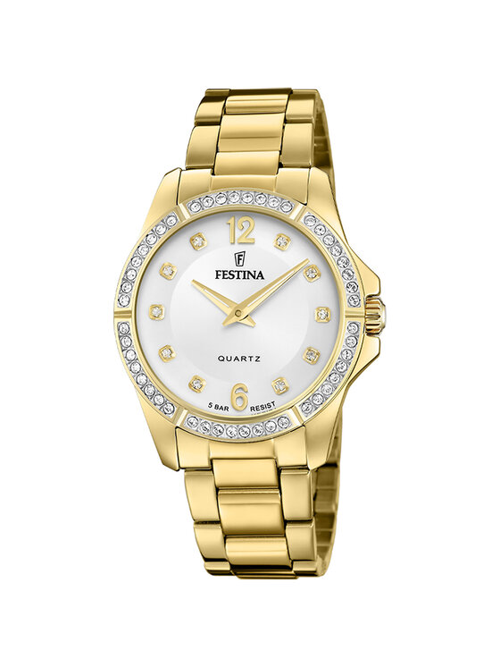 Festina Festina Zegarek F20596-1 Złoty