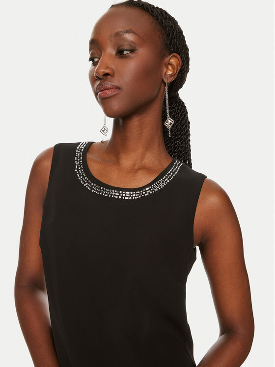 Liu Jo Liu Jo Kokteilinė suknelė WF4194 T0792 Juoda Regular Fit