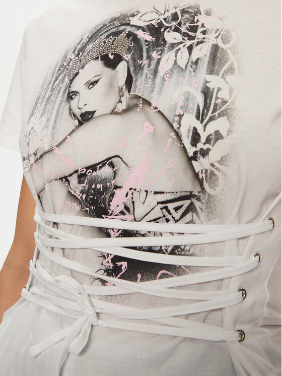Guess Guess T-shirt W5RI32 K9RM1 Bijela Regular Fit