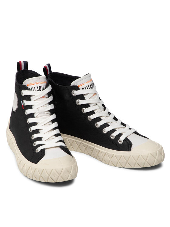 Palladium Palladium Trampki Palla Ace Mid Lth Ul 77174-002-M Czarny