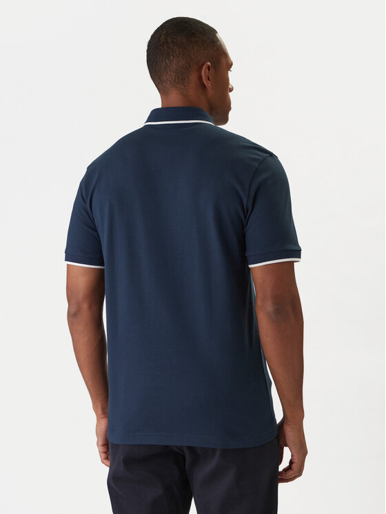 BOSS BOSS Tricou polo Passertip 50507699 Bleumarin Slim Fit