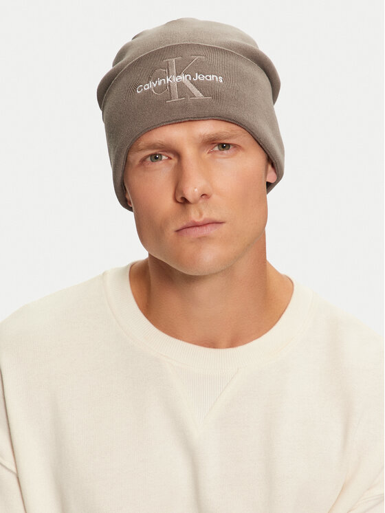 Calvin Klein Calvin Klein Шапкa Mono Logo Embro K50K512460 Коричневий