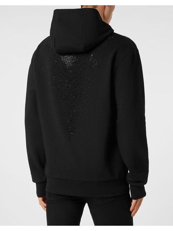 PHILIPP PLEIN PHILIPP PLEIN Bluza 14863 Czarny Regular Fit
