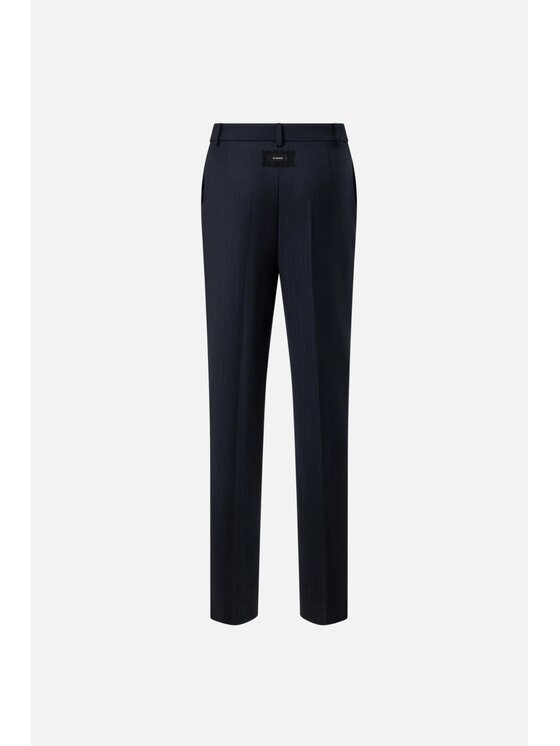 PINKO PINKO Spodnie materiałowe Pleoine Granatowy Regular Fit