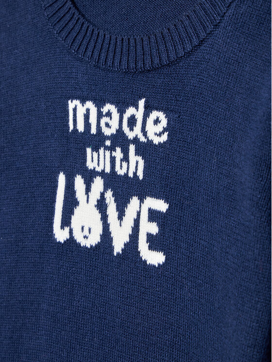 United Colors Of Benetton United Colors Of Benetton Pullover 112CB1009 Dunkelblau Regular Fit