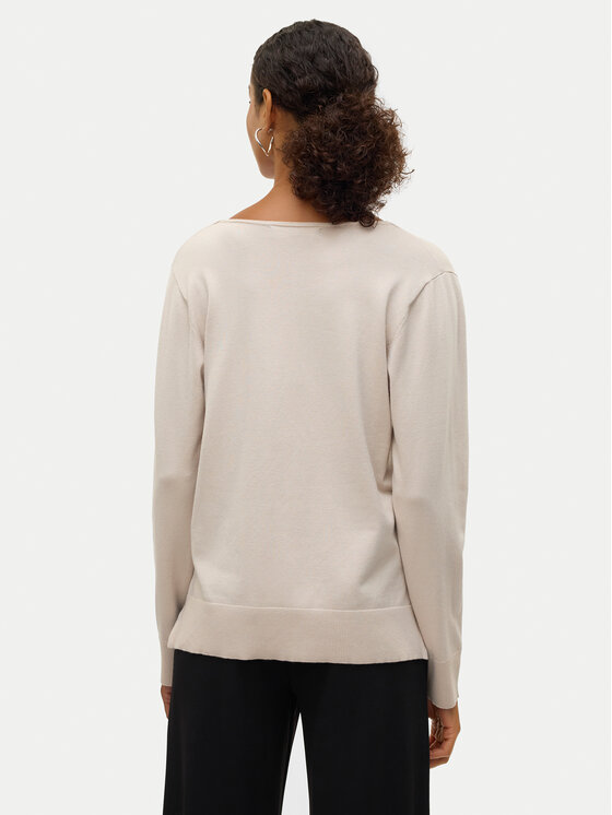 Vero Moda Vero Moda Bluzka Silje 10320451 Beżowy Loose Fit