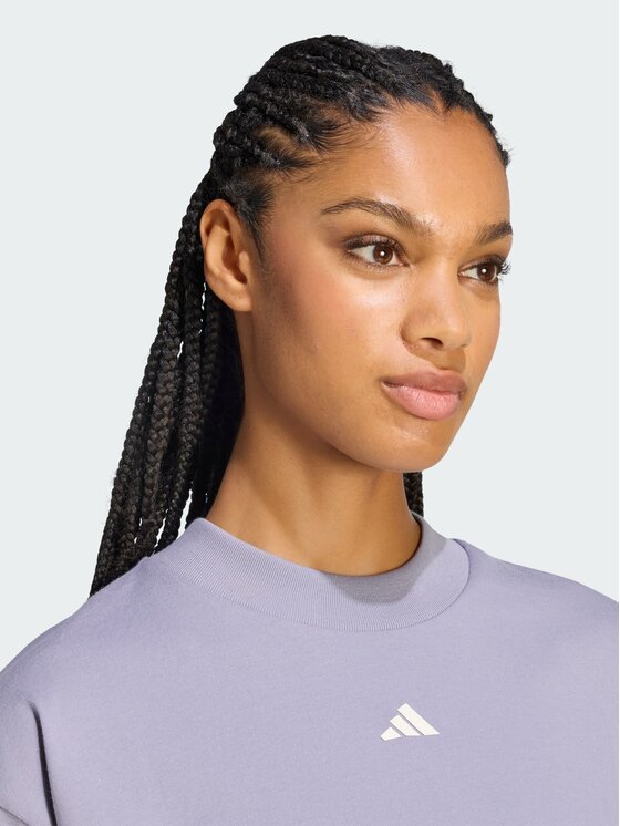 adidas adidas T-Shirt 162937 Fioletowy Loose Fit