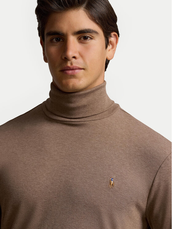Polo Ralph Lauren Polo Ralph Lauren Krekls ar augstu apkakli 710760126026 Brūns Regular Fit