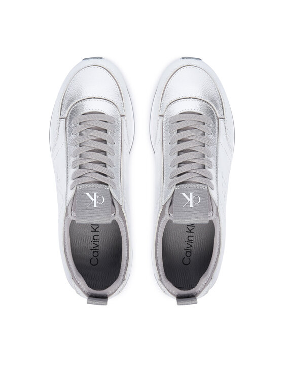 Calvin Klein Calvin Klein Superge Retro Runner Metallic HW0HW03287 Srebrna