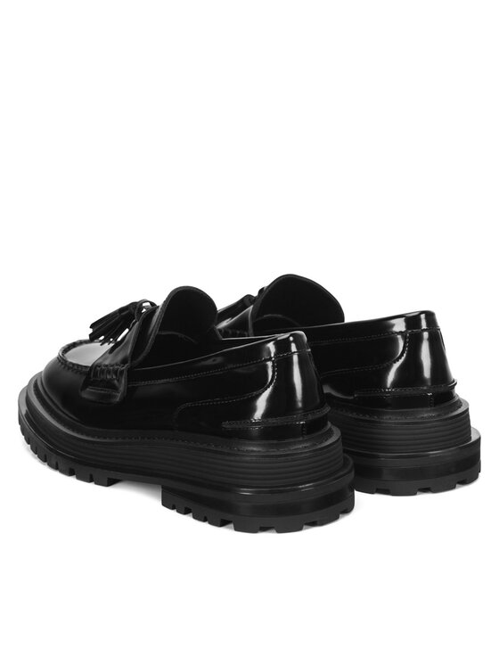 Badura Badura Loafersy WGA3311-1Z Czarny