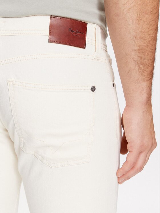 Pepe Jeans Pepe Jeans Traperice PM207390WI5 Écru Tapered Fit