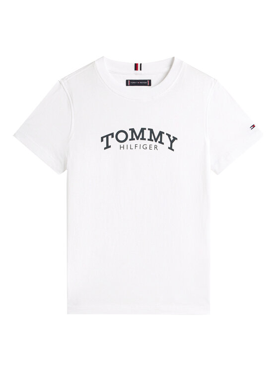 Tommy Hilfiger Tommy Hilfiger Tričko Monotype Print KB0KB10051 M Biela Regular Fit