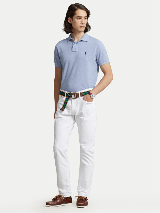 Polo Ralph Lauren Polo Ralph Lauren Poloshirt 710666998007 Blau Custom Slim Fit