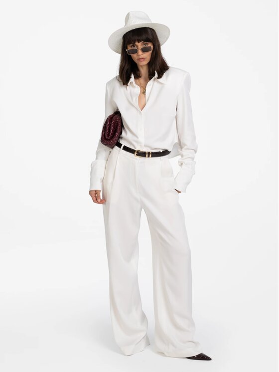 MANDRAGORA MANDRAGORA Blusa Tina Bianco Regular Fit