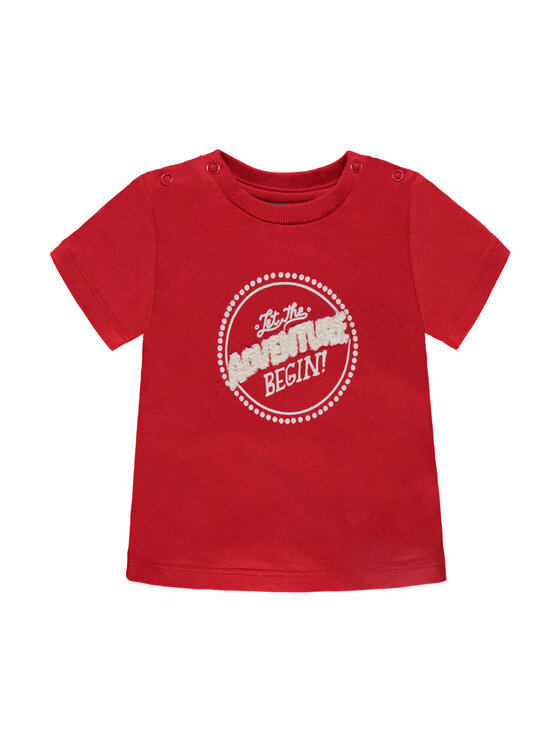 Kanz Kanz T-Shirt 1832431-2000 Czerwony Basic Fit