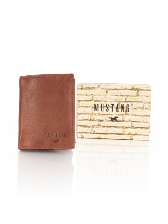Mustang Mustang Portfel męski DENIMO WALLET Brązowy