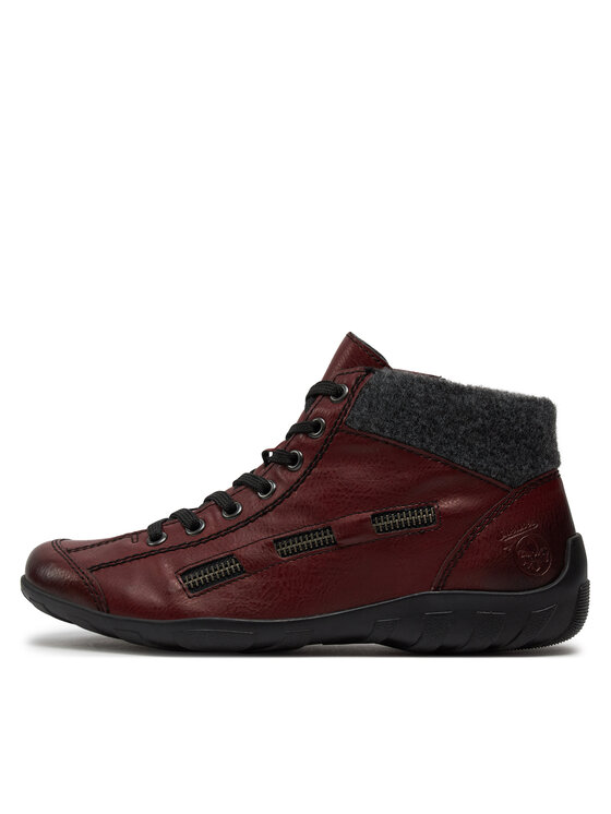 Rieker Rieker Īsie zābaki L6543-35 Bordo