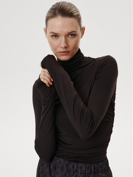 MARI PRETI MARI PRETI Dolcevita Lisara Marrone Regular Fit