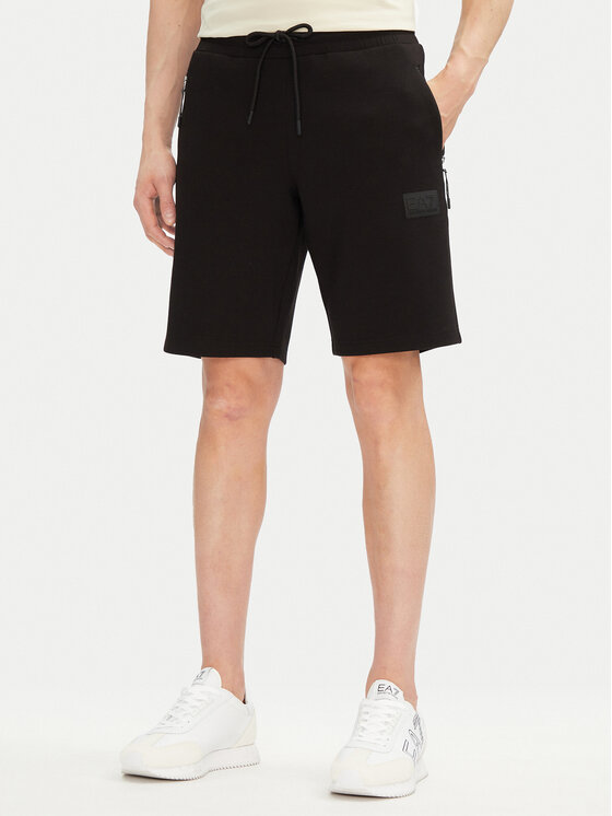 EA7 Emporio Armani EA7 Emporio Armani Pantaloni scurți sport 7M000095 AF12116 UC001 Negru Regular Fit