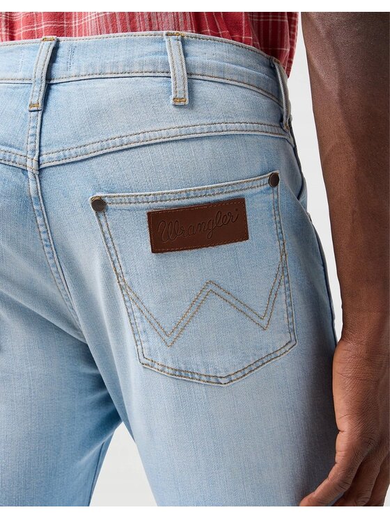 Wrangler Wrangler Jeansy LARSTON Niebieski Slim Fit