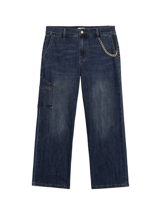 Oltre Oltre Jeansy P418R008694N024 Niebieski Regular Fit