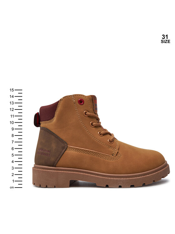 Original Marines Original Marines Outdoorová obuv DEA0092BC Hnedá