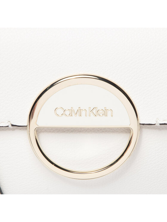 Calvin Klein Torebka Hoop Clutch K60K606406 Bia y Modivo.pl